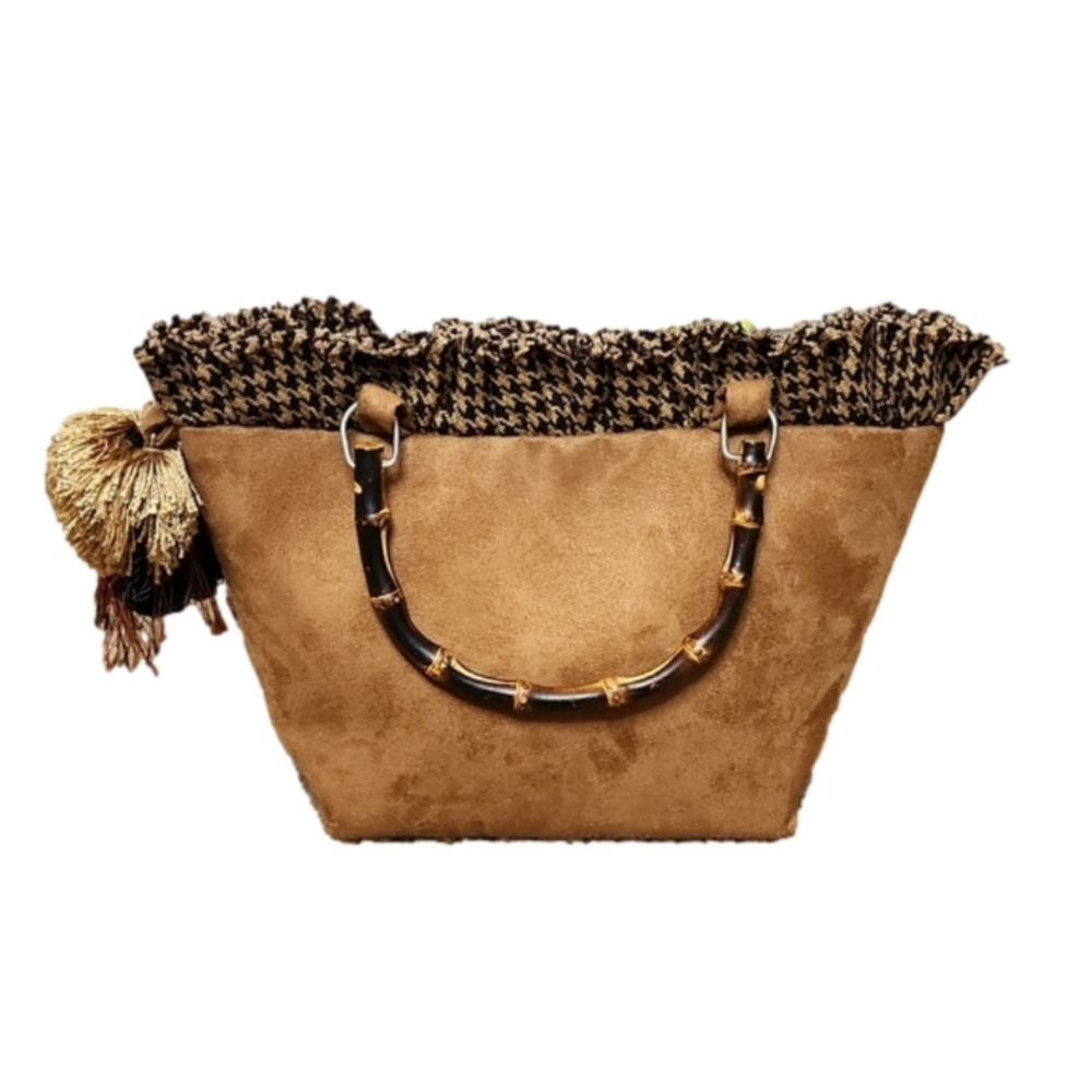 Lula Belle bag. Brown and red. Perfect condition.